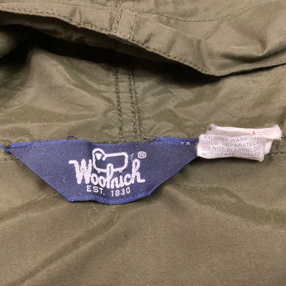 Vintage Woolrich Anorak Jacket - Women's Sz XL - Olive Green - Pull-Over - E314 - Picture 10 of 14